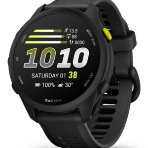 Garmin Forerunner 70 3,05 cm (1.2") AMOLED 43 mm Skaitmeninis 390 x 390 pikseliai Lietimui jautrus ekranas Juoda GPS (palydovinis)