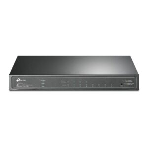 TP-Link JetStream TL-SG2008P tinklo komutatorius Valdomas L2/L2+ Gigabit Ethernet (10/100/1000) Maitinimas per Eternetą (PoE) Juoda