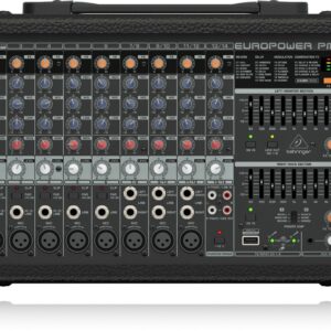 Behringer PMP2000D garsų maišiklis 14 kanalai Juoda
