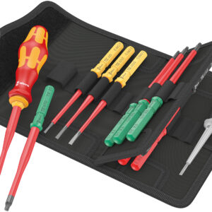 Atsuktuvų rinkinys (16 vnt) elektrikams VDE 1000V 006608 Wera