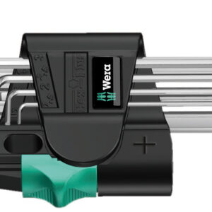 L-raktų šešiakampių rinkinys chromuotas 950/7 Hex-Plus 1, 022181 Wera