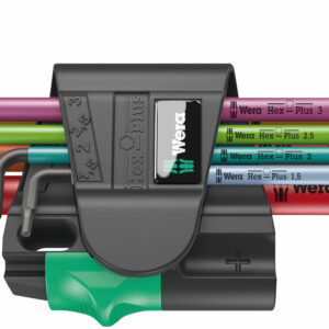 Šešiakampių raktų rinkinys 950/7 spalvoti su įmagnetintoju 022534 Wera - Image 1