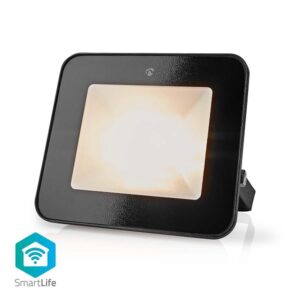 Išmanusis LED lauko šviestuvas 230V AC, 20W, 1600lm, RGB+CCT 2700 - 6500K, IP65, valdomas WiFi, Nedis Smart Life - Image 1