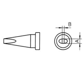 Antgalis 1.6mm LT-A, WSP80 lituokliui, Weller