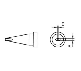 Antgalis 0.8mm LT-H, WSP80 lituokliui, Weller