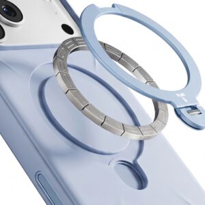 Torras Ostand Q3 silikoninis dėklas, mėlynas - iPhone 18 Pro Max - Image 3