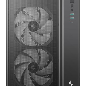DeepCool CG590 MESH 2F „Midi Tower“ Juoda - Image 3