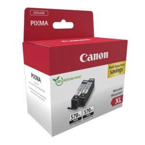 Canon 0318C010 rašalo kasetė 2 vnt Originalus Didelė (XL) išeiga Juoda - Image 2