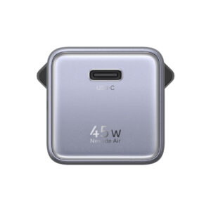 Sieninis įkroviklis Nexode Air GaN 45W USB-C PD QC, pilkas - Image 1