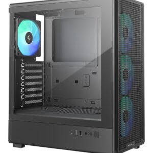 DeepCool CC550 4F „Midi Tower“ Juoda - Image 2