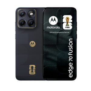 Motorola edge 70 fusion FIFA Edition 17,2 cm (6.78") Dviguba SIM jungtis Android 16.0 5G C tipo USB 8 GB 256 GB 5200 mAh Juoda