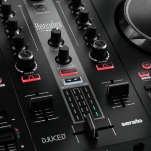 Hercules INPULSE 300 MK2 Vinilo plokštelių mikšerinis pultas Juoda, Raudona - Image 3