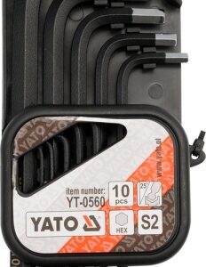 YATO šešiakampių raktų rinkinys 10 vnt. 0560