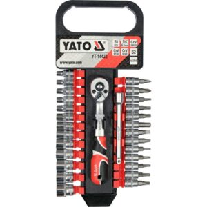 YATO RAKTŲ RINKINYS 1/4" 28 vnt.