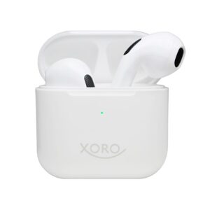 Xoro KHB 30 Laisvų rankų įranga True Wireless Stereo (TWS) Įkišamos į ausį Skambučiai / muzika / sportas / kasdienis Bluetooth Balta - Image 1