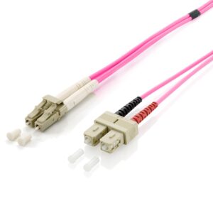 Equip 255536 „InfiniBand“ arba pluoštinis optinis kabelis 10 m 2x LC 2x SC Rožinė - Image 1
