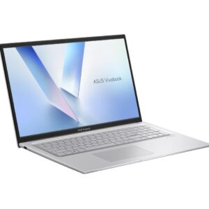 ASUS Vivobook 17 X1704MA-AU011 „Core 5 320“, 17,3 colių FHD IPS lygio ekranas, 60 Hz, 250 nits, AG, 16 GB DDR5, 512 GB SSD, „Intel Graphics“, WLAN + BT, 720p kamera, 50 WHrs, be operacinės sistemos, „Cool Silver“ - Image 2