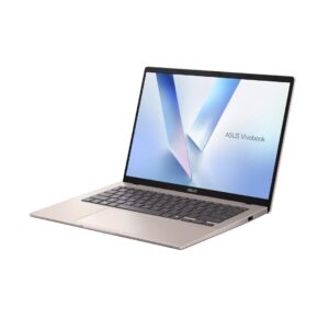 ASUS Vivobook 14 X1407AA-LY010W Ultra 5 325 14,0 colių WUXGA IPS lygio ekranas 60 Hz 300 nits AG 16 GB DDR5 512 GB SSD „Intel“ grafika WLAN + BT 1080p + IR kamera 42 WHrs „Windows 11“ Platinum Gold - Image 2