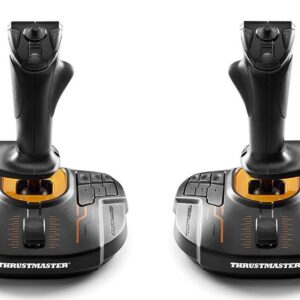 Thrustmaster T.16000M FCS SPACE SIM DUO Juoda, Oranžinė USB Orlaivio vairalazdė Analoginis / skaitmeninis PC - Image 2