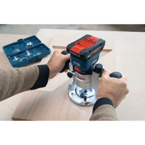 Akumuliatorinis frezeris BOSCH GKF 18V-8 Kit Solo LB - Image 5