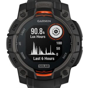 Išmanusis laikrodis INSTINCT 3 SOLAR/BLACK/BLK 010-02934-00 GARMIN