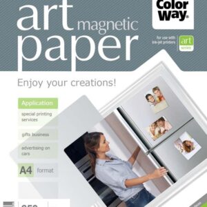 Magnetinis fotopopierius ColorWay, A4, 650g, matinis, PMA650005MA4, 5 lapai