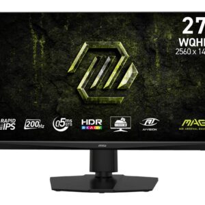 LCD Monitor|MSI|27 "|2560 x 1440 pixels|Wide Quad HD|Native aspect ratio 16:9|LED|Flat|MAG272QPFE20