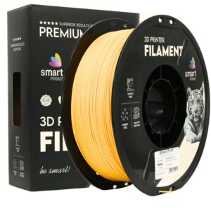 3D Plastikas - Filamentas PETG matinis geltonas | 1.75 mm, 1 kg | SPrint