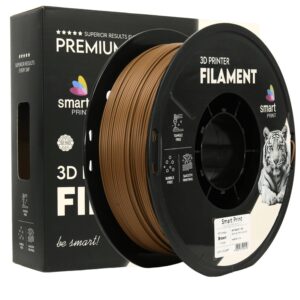 3D Plastikas - Filamentas PETG matinis rudas | 1.75 mm, 1 kg | SPrint