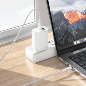 Borofone Kabel BX117 Source - Typ C na Typ C - PD 60W 3A 1 metr biały - Image 3