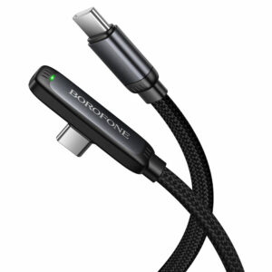 Borofone Kabel BX126 Skillful - Typ C na Typ C - PD 60W 1 metr czarny - Image 3