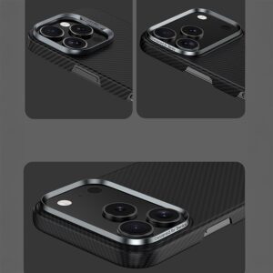 Benks Etui Magnetic Armor Air Kevlar Metal Frame 600D (C.K.FL.AP.BK.A073) skirtas Iphone 18 Pro Max/17 Pro Max - Image 9