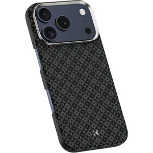 Benks Etui Magnetic Armor Air Armor Grid Kevlar Metal Frame 600D (C.K.FL.AP.BK.0072) do Iphone 18 Pro/17 Pro czarny - Image 2