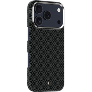 Benks Etui Magnetic Armor Air Armor Grid Kevlar Metal Frame 600D (C.K.FL.AP.BK.0072) do Iphone 18 Pro/17 Pro czarny - Image 3