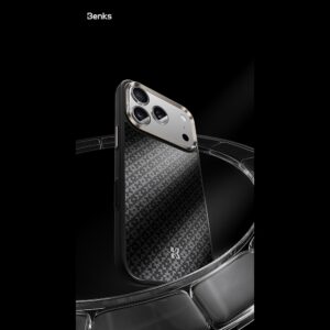 Benks Etui Magnetic Armor Pro Armor Grid Kevlar Metal Frame 600D (C.K.FL.AP.BK.B072) do Iphone 18 Pro/17 Pro czarny (Camera Control Button) - Image 5