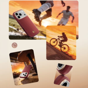 Benks Etui Magnetic Armor Pro Armor Grid Kevlar Metal Frame 600D (C.K.FL.AP.RD.B073) do Iphone 18 Pro Max/17 Pro Max czerwony (Camera Control Button) - Image 7