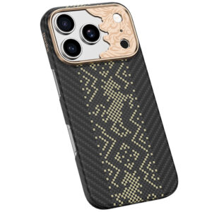 Benks Magnetic Armor Air Knight Kevlar metalinis rėmelis (C.K.FL.AP.GD.X073) skirtas iPhone 18 Pro Max/17 Pro Max juodas - Image 3
