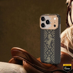 Benks Etui Magnetic Armor Air Knight Kevlar Metal Frame (C.K.FL.AP.GD.X072) do Iphone 18 Pro/17 Pro czarny - Image 7