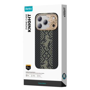 Benks Etui Magnetic Armor Air Knight Kevlar Metal Frame (C.K.FL.AP.GD.X072) do Iphone 18 Pro/17 Pro czarny - Image 8