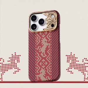 Benks Etui Magnetic Armor Air Knight Kevlar Metal Frame (C.K.FL.AP.GD.J072) do Iphone 18 Pro/17 Pro czerwony - Image 5