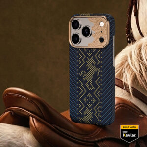 Benks Etui Magnetic Armor Air Knight Kevlar Metal Frame (C.K.FL.AP.GD.C073) do Iphone 18 Pro Max/17 Pro Max niebieski - Image 6