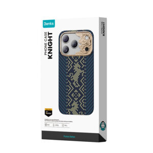 Benks Etui Magnetic Armor Air Knight Kevlar Metal Frame (C.K.FL.AP.GD.C073) do Iphone 18 Pro Max/17 Pro Max niebieski - Image 7