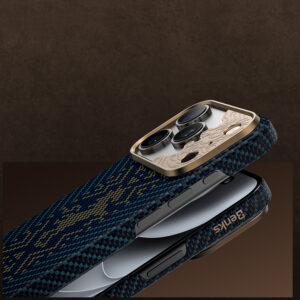 Benks Etui Magnetic Armor Air Knight Kevlar Metal Frame (C.K.FL.AP.GD.C072) do Iphone 18 Pro/17 Pro niebieski - Image 4