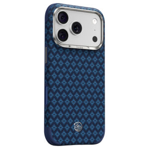 Benks Etui Magnetic Armor Grid Edge X9 Kevlar Metal Frame (C.K.FL.AP.BE.X073) do Iphone 18 Pro Max/17 Pro Max niebieski - Image 3