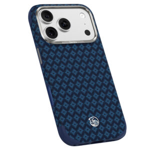 Benks Etui Magnetic Armor Grid Edge X9 Kevlar Metal Frame (C.K.FL.AP.BE.X073) do Iphone 18 Pro Max/17 Pro Max niebieski - Image 4