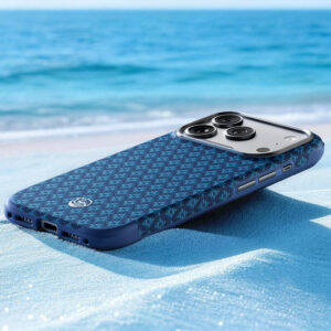 Benks Etui Magnetic Armor Grid Edge X9 Kevlar Metal Frame (C.K.FL.AP.BE.X073) do Iphone 18 Pro Max/17 Pro Max niebieski - Image 6
