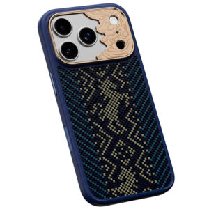 Benks Etui Magnetic Armor Pro Knight Kevlar Metal Frame (C.K.FL.AP.GD.BC73) do Iphone 18 Pro Max/17 Pro Max niebieski (Camera Control Button) - Image 3
