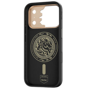 Benks Etui Magnetic Armor Pro Knight Kevlar Metal Frame (C.K.FL.AP.GD.B073) do Iphone 18 Pro Max/17 Pro Max czarny (Camera Control Button) - Image 3
