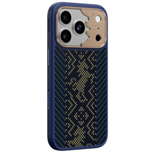 Benks Etui Magnetic Armor Pro Knight Kevlar Metal Frame (C.K.FL.AP.GD.BC72) do Iphone 18 Pro/17 Pro niebieski (Camera Control Button) - Image 2