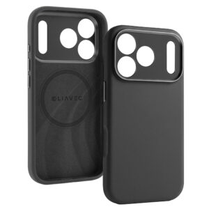 Liavec Silk Shield Case with Metal Camera Frame do Iphone 18 Pro Max/17 Pro Max czarny - Image 2